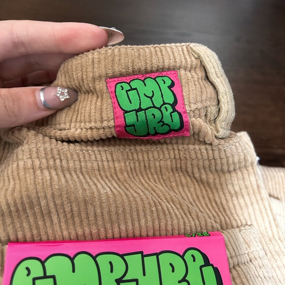 Corduroy Kids Bottoms in Tan - Picture 6 of 7